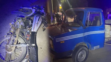 Antalya'da korkunç kaza: Motosiklet ile kamyonet çarpıştı! 1 ölü, 1 yaralı