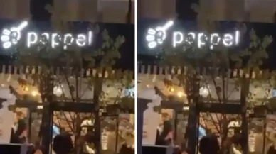 Bursa'da derbi kavgası! O anlar kamerada: Kafe birbirine girdi