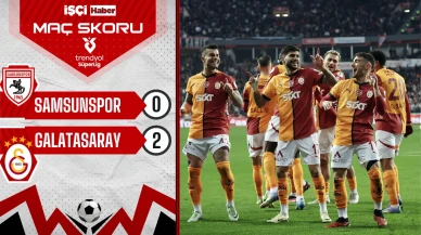 Galatasaray, Samsunspor deplasmanında 2-0 kazandı!