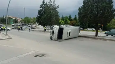 Karaman’da okul servisi devrildi: 4 öğrenci, 6 yaralı!