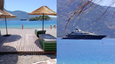 Ultra lüks yat 'Solandge' Fethiye'ye demir attı: İşte haftalık kira bedeli!