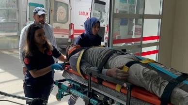 Adıyaman'da inşaat iskelesi çöktü: 2 işçi yaralandı