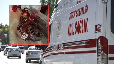 Kütahya'da acı ölüm: Düşen cep telefonunu almak için duran motokuryeye motosiklet çarptı!