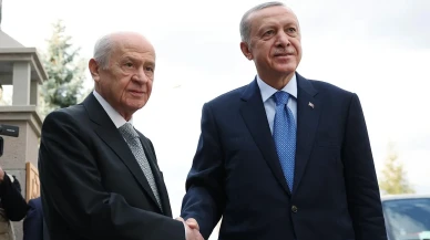 Cumhurbaşkanı Erdoğan ve Bahçeli görüşmesi başladı