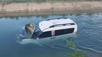 Adana’da garip olay: Sulama kanalına düşen sürücü yardımı reddetti, kendi çıktı