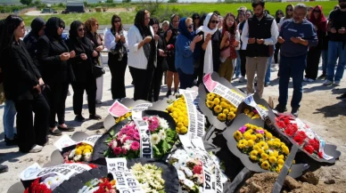 Şişli'de eski eşi tarafından öldürülen Bahar Aksu defnedildi