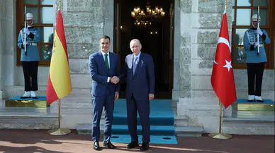 Cumhurbaşkanı Erdoğan, İspanya Başbakanı Sanchez ile bir araya geldi