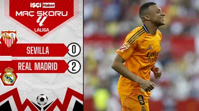 Real Madrid, Sevilla deplasmanında 2 golle kazandı!