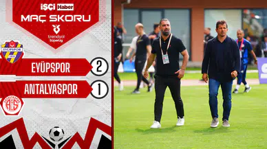 Eyüpspor, Antalyaspor'u 2-1 mağlup ederek 5 maç sonra galip geldi