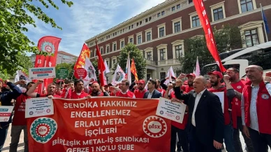 Birleşik Metal-İş’ten Alman Başkonsolosluğu önünde protesto!