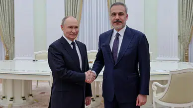 Bakan Fidan, Rusya Devlet Başkanı Putin ile bir araya geldi