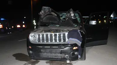 Konya'da feci kaza! Cipin çarptığı yaya can verdi!