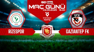 Rizespor-Gaziantep FK maçı ne zaman, saat kaçta ve hangi kanalda?
