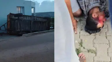 Hatay'da feci kaza: Römorkun altında can verdi!