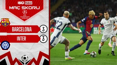 Barcelona-Inter maçında 6 gol var, kazanan yok!