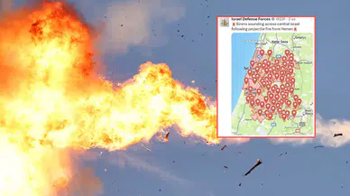 Yemen'den İsrail'e füze saldırı!