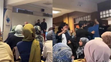 Boğaziçi Üniversitesi'nde Nurettin Yıldız’a yumurtalı saldırı