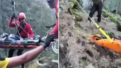 Uçurumdan düşen adamın cesedi bulundu!