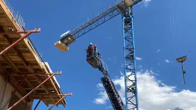 Malatya'da fenalaşan vinç operatörü için seferberlik!
