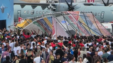 TEKNOFEST KKTC’de platform devrildi, 3 kişi yaralandı!