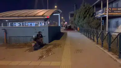 Bursa'da metro durağında bıçaklı saldırı