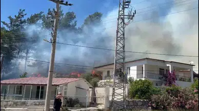 Marmaris'te orman yangını!
