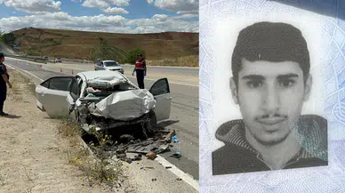 Adıyaman'da feci kaza! Otomobil kamyona çarptı: 1 ölü!