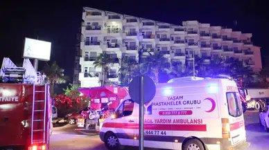 Alanya'da otel yangını! 2 kişi dumandan etkilendi