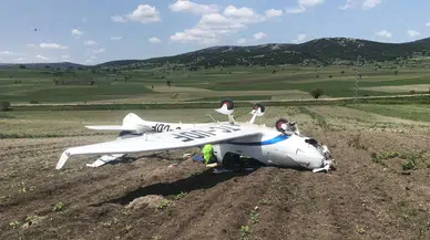 Bilecik'te eğitim uçağı düştü!
