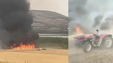 Gaziantep'te yangın: 50 dönümlük arazi küle döndü!