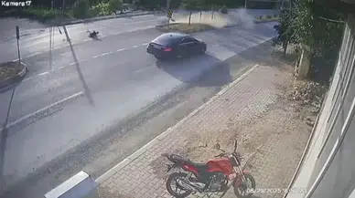 Havaya savruldu, metrelerce sürüklendi