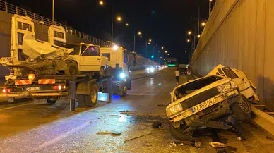 Konya'da korkunç kaza! Karşı şeride geçen otomobil dehşet saçtı: 6 yaralı