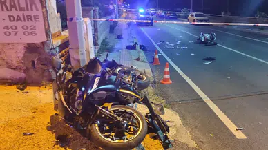 Bodrum'da feci kaza! Motosiklet çarpıştı: 2 ölü