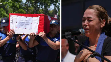 Ferdi Zeyrek için belediye önünde tören!