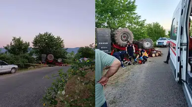 Bolu'da traktör faciası: Ölü ve yaralılar var