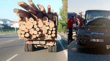 Balıkesir'de feci kaza: Kamyon ile minibüs çarpıştı! 6 yaralı