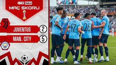 Manchester City, Juventus karşısında 3 puanı 5 gole aldı