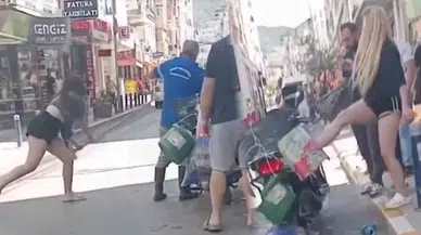 İzmir'de belediye çalışanına saldırı: O anlar kamerada!