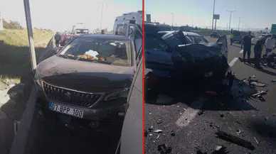 Tem Otoyolu'nda katliam gibi kaza: Ölü ve yaralılar var