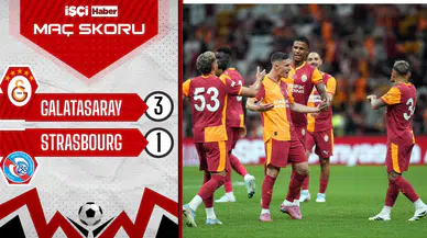 Galatasaray, hazırlık maçında Strasbourg'u 3 golle mağlup etti