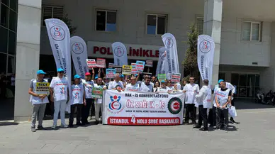 Şişli ve Beylikdüzü'nde oturma eylemi: Kamu Çerçeve Protokolü görüşmelerine protesto!
