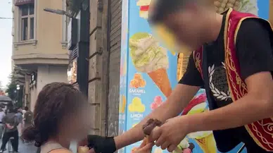 Beyoğlu’nda tepki çeken külah oyunu: Kadın turisti taciz eden dondurmacı mühürlendi