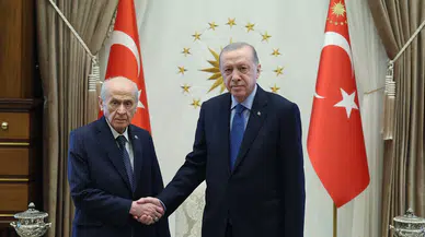 Cumhurbaşkanı Erdoğan, Devlet Bahçeli'yi ağırladı!