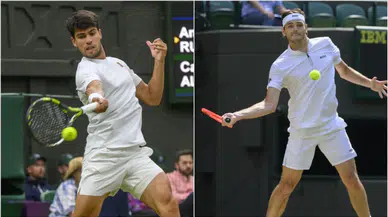 Wimbledon'da Carlos Alcaraz ve Taylor Fritz, yarı finale kaldı