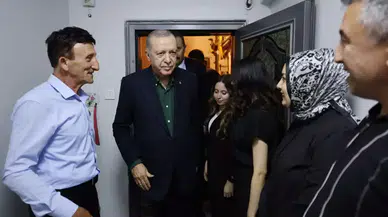Cumhurbaşkanı Erdoğan'dan 15 Temmuz şehit ailesine anlamlı ziyaret