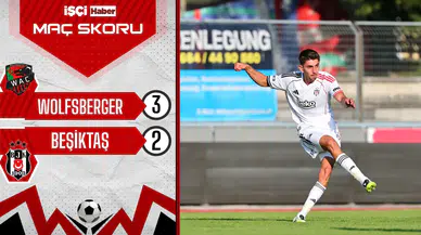 Beşiktaş, hazırlık maçında Wolfsberger'e 3-2 mağlup oldu