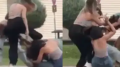 Batman’da genç kızların tekme tokat kavgası