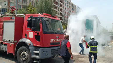 Siirt'te elektrik trafosunda korkutan yangın!