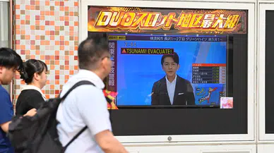 Japonya'nın Pasifik kıyısında 3 metrelik tsunami uyarısı!