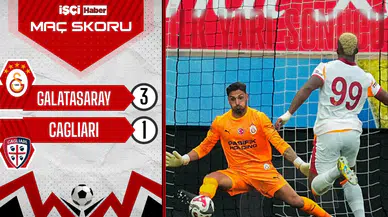 Galatasaray, Cagliari karşısında geriden gelerek 3 golle kazandı